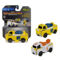 1TOY Т18278 Машинка-трансформер 1TOY Transcar Double Автовывернушка Бетономешалка - Экскаватор 8 см
