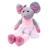 ABtoys M100 Мягкая игрушка Мышка в юбке, 30 см