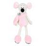 Maxitoys MT-MRT021926-23 Luxury Мягкая игрушка Крыса Василиса в розовом шарфике и тапочках, 23 см