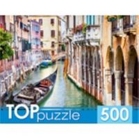 Рыжий кот ГИТП500-4203 TOPpuzzle. Пазлы 500 элементов. ВЕНЕЦИАНСКИЙ ПЕЙЗАЖ