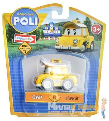 Robocar POLI 83175 Кэп металлическая машинка 6см