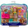 Mattel GTM29 Энчантималс Игровой набор Кукла Лейси Лёва Стильный салон