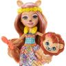 Mattel GTM29 Энчантималс Игровой набор Кукла Лейси Лёва Стильный салон