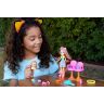 Mattel GTM29 Энчантималс Игровой набор Кукла Лейси Лёва Стильный салон