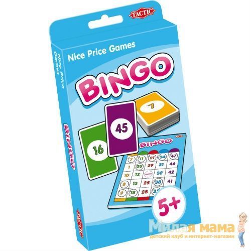 Tactic Games 40747 Мини-игры в дисплее Бинго (Лото)
