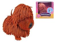 ABtoys (АБтойс) PT-01604 Интерактивная игрушка ABtoys Макаронка Собака коричневая ходит, звуковые и музыкальные эффекты.