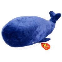 ABtoys M2026 Мягкая игрушка Кит синий, 27 см