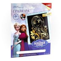 LORI Грд-024 Гравюра Disney Холодное сердце большая с эффектом золота "Анна"