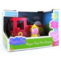 Peppa Pig 29371 Игровой набор "Свинка Пеппа и пожарная машина" (фигурка Пеппы, автомобиль)
