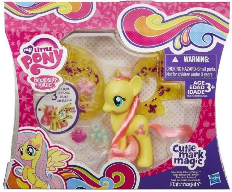 Hasbro B0670 MLP Игрушка Пони Fluttershy с волшебными крыльями
