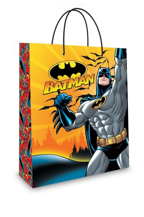 ND Play 280577 Пакет подарочный ND Play Batman желтый с красным большой , 220*310*100 мм ND Play 280577 Пакет подарочный ND Play Batman желтый с красным большой , 220*310*100 мм