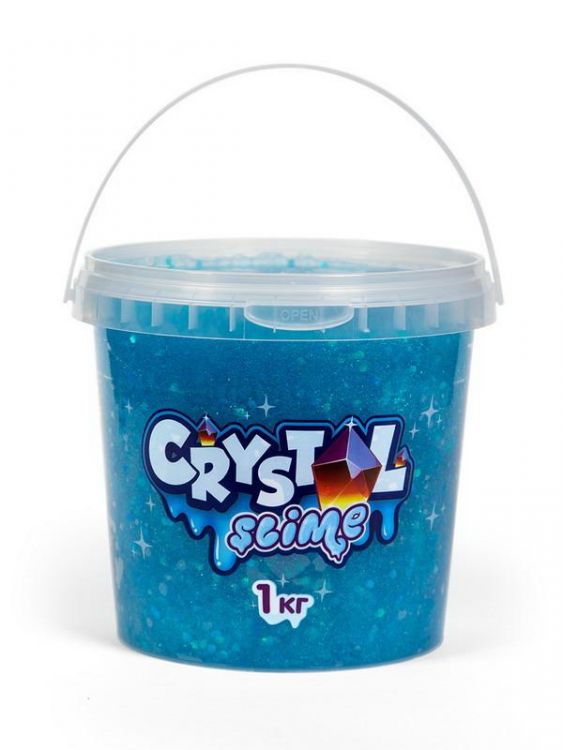 Slime S300-37 Слайм «Crystal slime», голубой, 1 кг