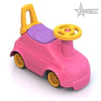 НОРДПЛАСТ Н-431004/1 Каталка машина "Крутышка" со спинкой (розовая)