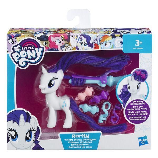 Hasbro B9619 MLP Пони с праздничными прическами, Рарити