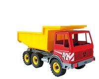 ЛЕНА 08810С Машинка ЛЕНА Самосвал Мерседес 3-х осный разноцветный 41 см