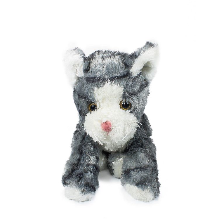 Мягкая игрушка Teddykompaniet котенок, серый, 23 см Мягкая игрушка Teddykompaniet котенок, серый, 23 см