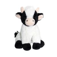 Teddykompaniet 2752 Мягкая игрушка Коровка черно-белая, 19 см
