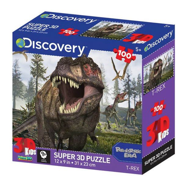Prime 3D 13721-SBM Пазл 3D 100 Тираннозавр Prime 3D 13721-SBM Пазл 3D 100 Тираннозавр