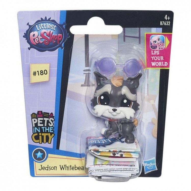 Hasbro B7632 Зверюшка LPS Собачка Jedson Whitebeard (#180)