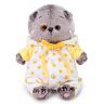 BUDI BASA BB-043 Мягкая игрушка Кот Басик BABY в комбинезончике, 20 см