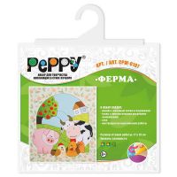Peppy CPW-0107 Аппликация в стиле пэчворк без иглы "Ферма"