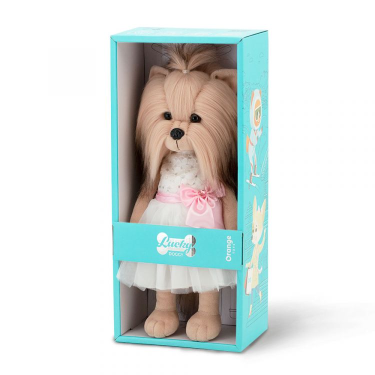 Orange Toys LD040 Lucky Doggy Мягкая игрушка Собачка Lucky Yoyo: Элегантность, 25 см
