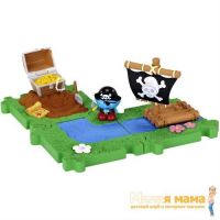 Jakks 55812 Набор Мини Домик с мини фигуркой Смурфика Пирата