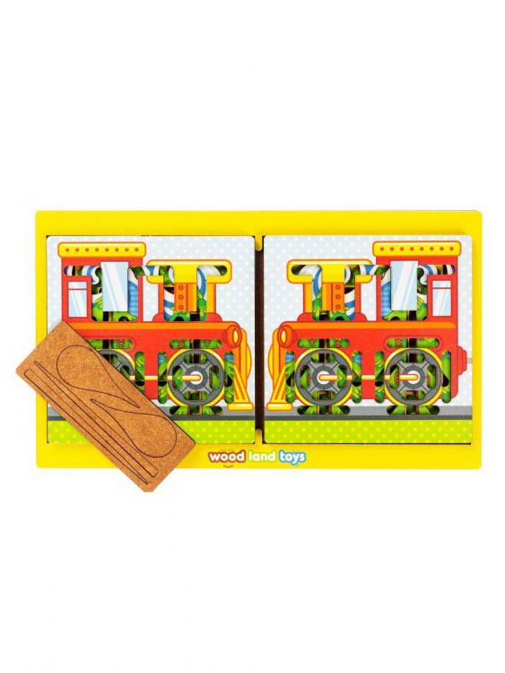Woodlandtoys 134108 Настольная игра Woodlandtoys Межполушарные доски.Дорожное приключение 16*27