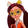 Mattel DVH89 Энчантималс Кукла Фелисити Лис с любимой зверушкой, 15 см