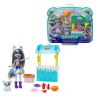 Mattel GJX37 Энчантималс Игровой набор Кукла Хаски Хана Стенд с угощениями