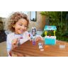 Mattel GJX37 Энчантималс Игровой набор Кукла Хаски Хана Стенд с угощениями