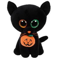 TY 37193 Beanie Boo's Мягкая игрушка Кошка Shadow черная, 15 см