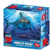 Prime 3D 10898-SBM Пазл 3D 150 Большая белая акула 2