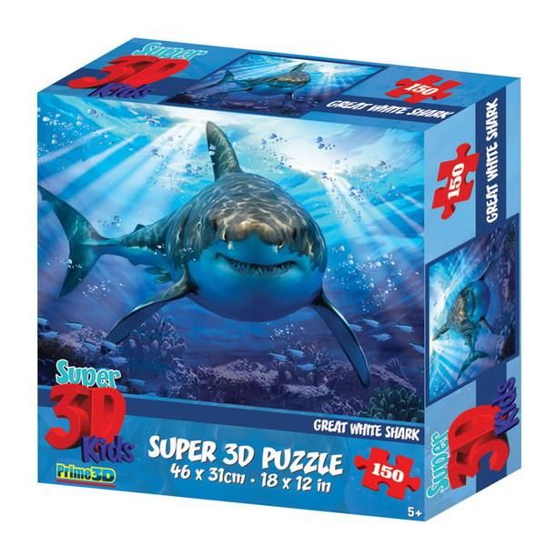 Prime 3D 10898-SBM Пазл 3D 150 Большая белая акула 2