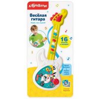 АЗБУКВАРИК 4680019284217 Гитара веселая Желтая