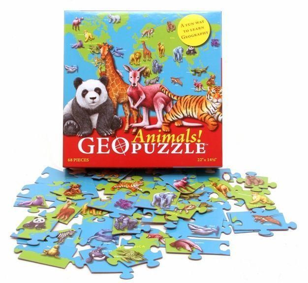 Пазлы GEOpuzzle Animals (НЕрусифицированные)