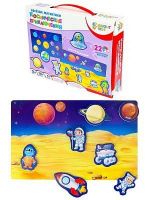 Bright Kids ИН-5522 Развивающая игра BRIGHT KIDS Космические приключения, магнитная