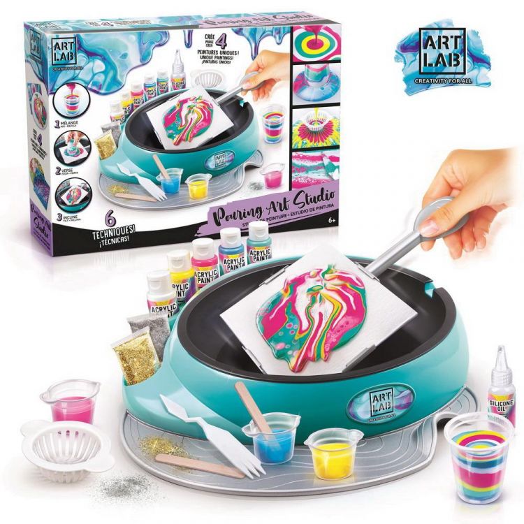 CANAL TOYS ART001 Набор для творчества Canal Toys ART LAB Арт-Студия для создания картин в технике Pooring Art (Акриловая заливка) CANAL TOYS ART001 Набор для творчества Canal Toys ART LAB Арт-Студия для создания картин в технике Pooring Art (Акриловая заливка)