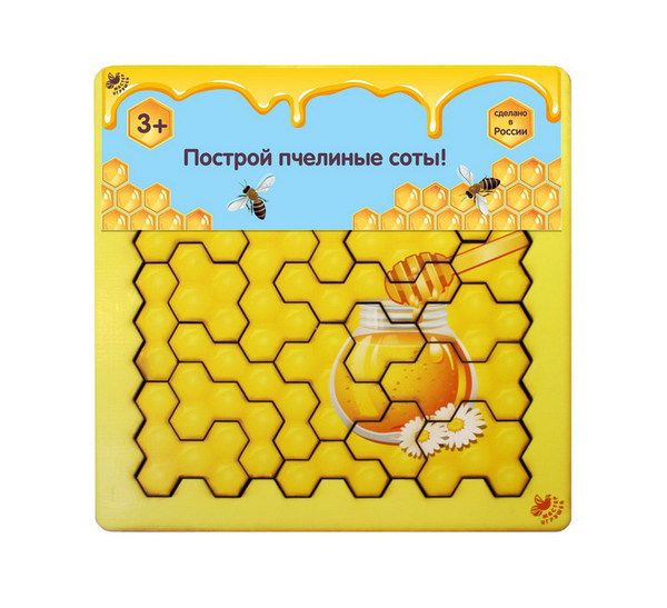 Мастер Игрушек IG0183 Головоломка Пчелиные соты цветные