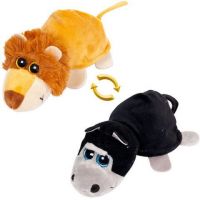 AB toys M5001 Мягкая игрушка Перевертыши Лев/Обезьяна, 16 см