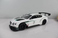 RASTAR 70600W Машина р/у 1:14 Bentley Continental GT3, цвет белый 27MHZ