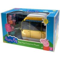Peppa Pig 19070  Игровой набор "Семейный кемпинг свинки Пеппы" (4 фигурки, автомобиль)