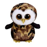 TY 36991 Beanie Boo's Мягкая игрушка Совенок Owliver, 25 см