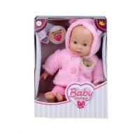 ABtoys PT-00960 Кукла Baby boutique, розовый костюмчик, 33 см