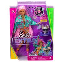 Mattel GXF09 Кукла Mattel Barbie Экстра с розовыми косичками