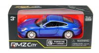 RMZ City 554010Z(E) Машина металлическая Porsche 911 Carrera S, 1:32, цвет синий металлик