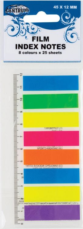 Centrum 87409 Стикеры-индексы 4,5x1,2 см, 25 листов, 8 цветов