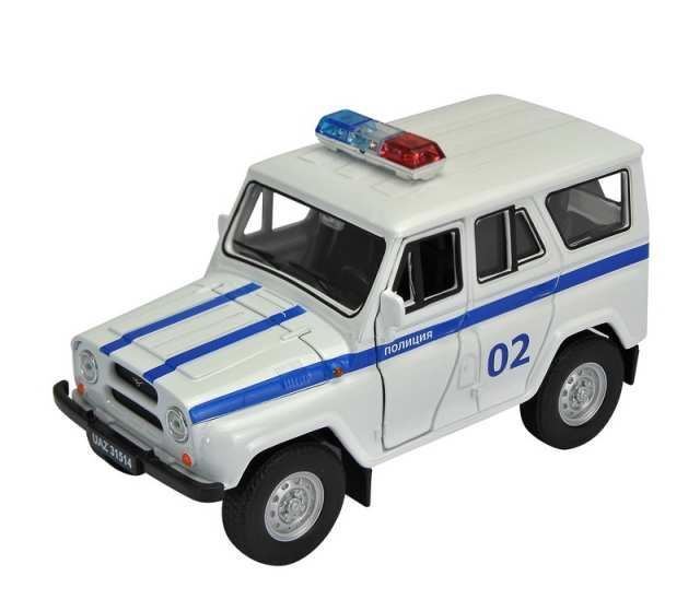Welly 42380PB Машинка металлическая УАЗ 31514 ПОЛИЦИЯ Welly 42380PB Машинка металлическая УАЗ 31514 ПОЛИЦИЯ