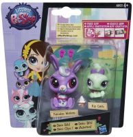 Hasbro A8431 LPS Зверюшка и ее малыш с аксессуарами Кролик и черепаха