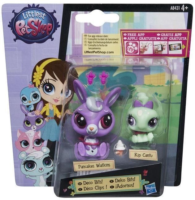 Hasbro A8431 LPS Зверюшка и ее малыш с аксессуарами Кролик и черепаха